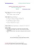 Đề ôn tập học kỳ 1 số 9 môn toán và đáp án lớp 8 tại trung tâm EDUFLY