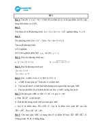 bài 1 tìm p y  ax2  bx  c biết p có đỉnh i21 và đi qua điểm a45 lập