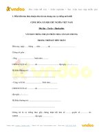 Tải Biên bản thỏa thuận chia tài sản chung vợ chồng - HoaTieu.vn