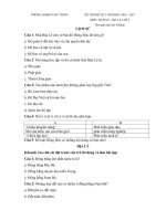 Tải Đề thi học kì 2 môn Lịch sử - Địa lý lớp 4 Phòng GD&ĐT Dầu Tiếng, Bình Dương năm học 2016 - 2017 - Đề thi học kì 2 môn Sử - Địa lớp 4 có đáp án