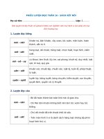 Tải Phiếu luyện đọc lớp 1 tuần 16 sách Kết nối tri thức - Sách luyện đọc lớp 1