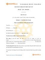 Tải Mẫu đơn khiếu nại lấn chiếm lối đi chung - HoaTieu.vn