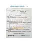 Tải Đề thi Văn lớp 7 học kì 2 năm 2020 có đáp án Sở GD&ĐT Bắc Giang - Đề thi Văn lớp 7 học kì 2 năm 2020