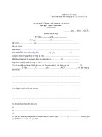 Tải Mẫu đơn khiếu nại mới nhất - HoaTieu.vn