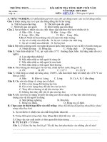 Tải Bộ đề thi học kì 2 môn Vật lý lớp 6 - Đề kiểm tra Vật lý 6 học kì 2 Có đáp án