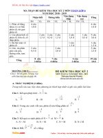 Tải Đề thi học kì 2 môn Toán lớp 6 năm 2019 - Đề kiểm tra học kì 2 môn Toán lớp 6 có đáp án