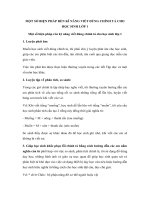 Tải Một số biện pháp rèn kỹ năng viết đúng chính tả cho học sinh lớp 1 - Các phương pháp rèn kỹ năng viết đúng chính tả cho học sinh lớp 1