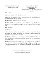 Tải Đề thi thử vào lớp 10 môn Ngữ văn trường THCS Mỹ Hưng, Hà Nội năm 2016 - 2017 (Lần 2) - Đề thi vào lớp 10 môn Ngữ văn có đáp án