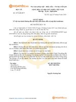 QĐ-BYT Hướng dẫn tạm thời chẩn đoán, điều trị ngộ độc Botulinum - HoaTieu.vn