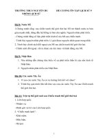 trường thcs nguyễn du đề cương ôn tập lịch sử 9