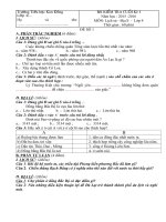 Tải Đề thi học kì 1 môn Lịch sử - Địa lý lớp 4 trường tiểu học Kim Đồng, Quảng Nam năm 2015 - 2016 - Đề thi học kì I môn Lịch sử - Địa lý lớp 4 có đáp án