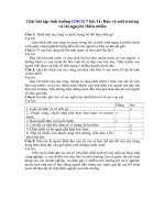 Tải Giải bài tập tình huống GDCD lớp 7 bài 14: Bảo vệ môi trường và tài nguyên thiên nhiên - Giải bài tập môn GDCD lớp 7