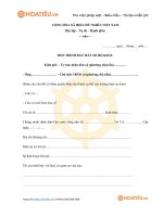 Tải Mẫu đơn xin cấp lại sổ hộ khẩu - HoaTieu.vn