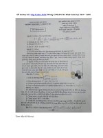 Tải Đề thi học kì 2 lớp 9 môn Toán Phòng GD&ĐT Ba Đình năm học 2019 - 2020 - Đề kiểm tra học HK2 môn Toán lớp 9