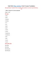 Tải Giải Tiếng Anh lớp 1 Unit 2 Lesson Vocabulary SGK - Sách Cánh Diều Tiếng Anh lớp 1 Unit 2: My Toys