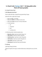 Tải Tin học 6 bài 7: Sử dụng phần mềm Mario để luyện gõ phím - Lý thuyết, trắc nghiệm môn Tin học 6