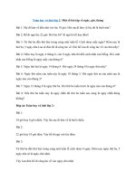 Tải Toán hay và khó lớp 2: Một số bài tập về ngày, giờ, tháng - Bài toán hay và khó lớp 2