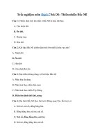 Tải Trắc nghiệm Địa lí 7 bài 36 - Thiên nhiên Bắc Mĩ