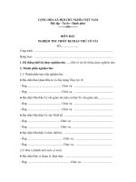 1 hệ thống thiết bị được nghiệm thu ghi rõ tên hệ thống được nghiệm thu