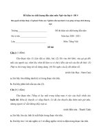 Tải Đề thi khảo sát chất lượng đầu năm môn Ngữ văn 6 năm học 2020 - 2021 - Đề 4 - Đề kiểm tra chất lượng đầu năm môn Ngữ văn 6 có đáp án chi tiết