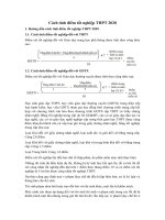 Tải Cách tính điểm tốt nghiệp THPT 2020 mới nhất - Hướng dẫn cách tính điểm tốt nghiệp