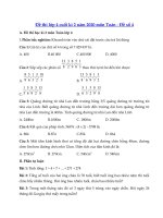 Tải Đề thi lớp 4 cuối kì 2 năm 2020 môn Toán - Đề số 4 - Đề thi toán lớp 4 học kì 2 dành cho học sinh khá, giỏi