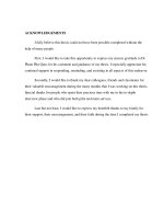 (Luận văn thạc sĩ) factors influencing credit card use of customers in ho chi minh city an empirical analysis 