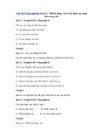 Tải Giải SBT Công nghệ lớp 8 bài 51: Thiết bị đóng - cắt và lấy điện của mạng điện trong nhà - Giải Sách bài tập Công nghệ 8 bài 51