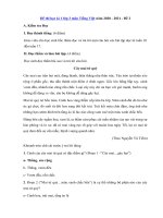 Tải Đề thi học kì 1 lớp 3 môn Tiếng Việt năm 2020 - 2021 - Đề 2 - Đề kiểm tra cuối học kì 1 lớp 3 có đáp án