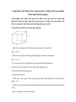 Tải Công thức tính diện tích xung quanh và diện tích toàn phần hình lập phương - Cách tính diện tích hình lập phương