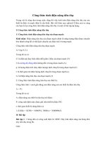 Tải Công thức tính điện năng tiêu thụ - Cách tính điện năng tiêu thụ - Bài tập minh họa