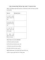 Tải Giải vở bài tập Tiếng Việt lớp 3 tập 1 tuần 17: Luyện từ và câu - Giải vở bài tập Tiếng Việt lớp 3 tuần 17