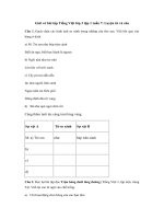 Tải Giải vở bài tập Tiếng Việt lớp 3 tập 1 tuần 7: Luyện từ và câu - Giải vở bài tập Tiếng Việt lớp 3 tuần 7