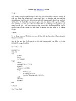 Tải Giải bài tập Tin học 11 bài 16 - Ví dụ làm việc với tệp