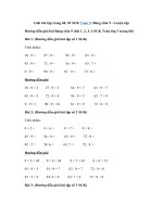 Tải Giải Toán lớp 3 trang 68, 69: Bảng chia 9 - Luyện tập - Giải bài tập Toán lớp 3