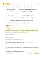 Tải Mẫu đơn đăng ký hoạt động đánh giá tín nhiệm website thương mại điện tử - HoaTieu.vn