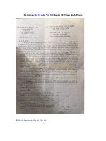 Tải Đề thi vào lớp 10 môn Vật lý Chuyên 2019 tỉnh Bình Phước - Đề thi vào lớp 10 Chuyên Lí năm 2019