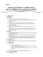 Tải Giáo án Kim loại kiềm và hợp chất quan trọng của kim loại kiềm Hóa Học 12 - Giáo án điện tử Hóa Học 12