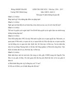 Tải Đề thi học kì 2 môn Giáo dục công dân lớp 8 trường THCS Bình Giang, Kiên Giang năm học 2016 - 2017 - Đề kiểm tra học kì 2 môn Giáo dục công dân lớp 8 có đáp án