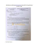 Tải Đề thi khảo sát chất lượng lớp 9 môn Toán Trường THCS Lê Ngọc Hân năm học 2019 - 2020 - Đề thi khảo sát lớp 9 môn Toán