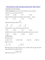 Tải Đề thi học kì 2 môn Toán lớp 4 năm học 2019 - 2020 - Đề số 3 - Đề thi học kì 2 lớp 4 môn Toán