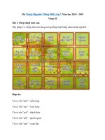 Tải Đề Thi Trạng Nguyên Tiếng Việt Lớp 1 Vòng 18 năm 2018 - 2019 - Đề thi Trạng Nguyên Tiếng Việt lớp 1 có đáp án