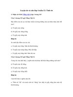 Tải Luyện từ và câu lớp 4 tuần 12: Tính từ - Giải bài tập SGK Tiếng Việt 4 trang 123, 124