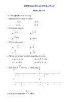 Tải Đề thi khảo sát chất lượng đầu năm môn Toán lớp 7 năm học 2019 - 2020 - Kiểm tra chất lượng đầu năm Toán 7 có đáp án