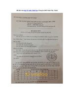 Tải Đề thi vào lớp 10 môn Sinh học Chuyên 2019 tỉnh Tây Ninh - Đề thi vào lớp 10 Chuyên Sinh năm 2019