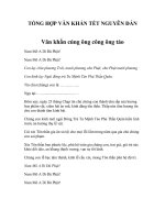 văn khấn cúng ông công ông táo