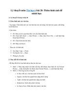 Tải Tin học 6 bài 20: Thêm hình ảnh để minh họa - Lý thuyết, trắc nghiệm môn Tin học 6