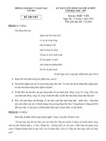 Tải Đề thi thử vào lớp 10 THPT môn Ngữ văn phòng GD&ĐT Tây Hồ, Hà Nội năm 2016 - 2017 - Đề thi vào lớp 10 môn Ngữ văn có đáp án