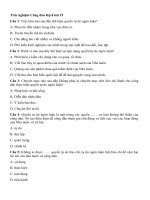 Tải Trắc nghiệm GDCD lớp 8 bài 19 - Quyền tự do ngôn luận