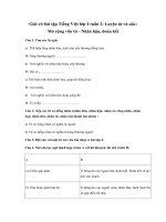 Tải Giải vở bài tập Tiếng Việt lớp 4 tuần 2: Luyện từ và câu: Mở rộng vốn từ - Nhân hậu, đoàn kết - Giải vở bài tập Tiếng Việt 4 tuần 2